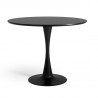 Aeon Cameron 36" Round Dining Table Black - Aeon Cameron 36" Round Dining Table Black