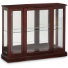 Pulaski Furniture Lighted 1 Shelf Console Display Cabinet in Cherry Brown 4