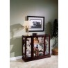 Pulaski Furniture Lighted 1 Shelf Console Display Cabinet in Cherry Brown 5
