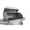 Bull BBQ Bison Premium Drop In Charcoal Grill - Front and OpenedAngled and OPened - Bull BBQ Bison Premium Drop In Charcoal Grill - Front and OpenedAngled and OPened