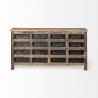 Mercana Wilton I 63x16 Reclaimed Wood and Metal 16 Drawer Sideboard