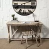 Mercana Tracy 54L x 28W Natural X Frame Wood Office Desk 2 - Mercana Tracy 54L x 28W Natural X Frame Wood Office Desk 2