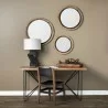 Mercana Nell I Black Iron Seat Solid Brown Wooden Base Dining Chair 1 - Mercana Nell I Black Iron Seat Solid Brown Wooden Base Dining Chair 1