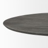 Mercana Maxwell 54" Brown Solid Wood Top Brown Metal/Wood Base Dining Table 1