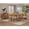 Alpine Furniture Aspen Pub Chairs, Antique Natural - Set of Two - Lifestyle - Alpine Furniture Aspen Pub Chairs, Antique Natural - Set of Two - Lifestyle