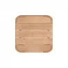 Sunset West Natural Teak End Table Top - Sunset West Natural Teak End Table Top