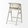 Mercana Tabitha 30.75" Seat Height Beige Fabric/Rattan Seat Blonde Wood Frame Bar Stool Back - Mercana Tabitha 30.75" Seat Height Beige Fabric/Rattan Seat Blonde Wood Frame Bar Stool Back