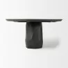 Mercana Fitzgerald 60" Round Brown Solid Wood Top & Base Dining Table 1 - Mercana Fitzgerald 60" Round Brown Solid Wood Top & Base Dining Table 1