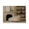 Abigail Chaise Light Brown Faux Shearling- Lifestyle 1 - Abigail Chaise Light Brown Faux Shearling- Lifestyle 1