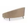 Abigail Chaise Light Brown Faux Shearling- back view 2 - Abigail Chaise Light Brown Faux Shearling- back view 2