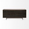 Mercana Grace 70Wx18.5Lx31.25H Two-Tone Brown Solid Wood 6 Drawer Sideboard Fornt