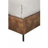  Alpine Furniture Sophia Queen Bed in Brown - Leg Close-up