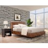  Alpine Furniture Sophia Queen Bed in Brown - Lifestyle