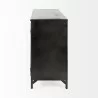 Mercana Poppy III 40L x 16W Black Metal With Glass Door Accent Cabinet Side 2 - Mercana Poppy III 40L x 16W Black Metal With Glass Door Accent Cabinet Side 2