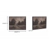 Alder Framed Painting-dimension