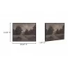 Alder Framed Painting-dimension - Alder Framed Painting-dimension
