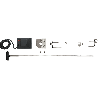 Napoleon Heavy Duty Rotisserie Kit for Large Grills, Heavy Duty Rotisserie Kit for all Rogue® 365/425/525/625 models- Front Angle