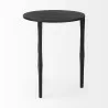Mercana Timothy 16.0L x 16.0W X 20.0H Ebony Black Iron Side Table 1 - Mercana Timothy 16.0L x 16.0W X 20.0H Ebony Black Iron Side Table 1