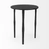 Mercana Timothy 16.0L x 16.0W X 20.0H Ebony Black Iron Side Table 3 - Mercana Timothy 16.0L x 16.0W X 20.0H Ebony Black Iron Side Table 3
