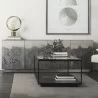 Mercana Roxdale 82.0L x 18.0W x 29.0H Acid Wash Metal Sideboard 4 - Mercana Roxdale 82.0L x 18.0W x 29.0H Acid Wash Metal Sideboard 4