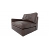 Thurlow Left Arm Facing Chair Espresso Brown Leather-4