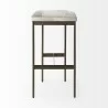 Mercana Millie 16.75 X 17.75 X 30 Hair-on-hide Seat With Gold Frame Bar Stool 5 - Mercana Millie 16.75 X 17.75 X 30 Hair-on-hide Seat With Gold Frame Bar Stool 5