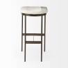 Mercana Millie 16.75 X 17.75 X 30 Hair-on-hide Seat With Gold Frame Bar Stool 4