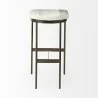 Mercana Millie 16.75 X 17.75 X 30 Hair-on-hide Seat With Gold Frame Bar Stool 4 - Mercana Millie 16.75 X 17.75 X 30 Hair-on-hide Seat With Gold Frame Bar Stool 4