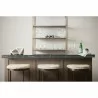 Mercana Millie 16.75 X 17.75 X 30 Hair-on-hide Seat With Gold Frame Bar Stool - Mercana Millie 16.75 X 17.75 X 30 Hair-on-hide Seat With Gold Frame Bar Stool