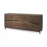 Mercana Hemlock 69L x 18W x 30H Brown Wood Sideboard Front - Mercana Hemlock 69L x 18W x 30H Brown Wood Sideboard Front