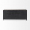 Mercana Hemlock 69L x 18W x 30H Brown Wood Sideboard Back