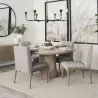 Mercana Palisades Gray Upholstery With Solid Wood Armless Dining Chair - Mercana Palisades Gray Upholstery With Solid Wood Armless Dining Chair