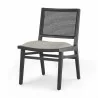 Mercana Wynn 20.5L x 24.6W x 34.1H Beige Fabric With Black Wood Dining Chair - Mercana Wynn 20.5L x 24.6W x 34.1H Beige Fabric With Black Wood Dining Chair