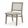 Mercana Wynn 20.5L x 24.6W x 34.1H Cream Fabric With Black Wood Dining Chair - Mercana Wynn 20.5L x 24.6W x 34.1H Cream Fabric With Black Wood Dining Chair