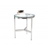 SUNPAN Flato End Table, Frontview with Decor