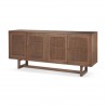 Mercana Grier Medium Brown Solid Wood W/Cane Sideboard 