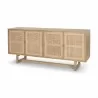 Mercana Grier 72.0L x 18.75W x 31.5H Light Brown Solid Wood W/Cane Sideboard - Mercana Grier 72.0L x 18.75W x 31.5H Light Brown Solid Wood W/Cane Sideboard