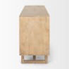 Mercana Grier 72.0L x 18.75W x 31.5H Light Brown Solid Wood W/Cane Sideboard