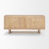 Mercana Grier 72.0L x 18.75W x 31.5H Light Brown Solid Wood W/Cane Sideboard 1