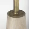 Mercana Maxwell 32" Round Light Golden Wood With Black Metal Pedestal Bistro Table 3 - Mercana Maxwell 32" Round Light Golden Wood With Black Metal Pedestal Bistro Table 3