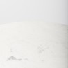 Mercana Maxwell 32" Round White-Black Wood With Black Metal Pedestal Bistro Table 