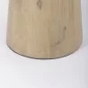 Mercana Maxwell 32" Round White-Black Wood With Black Metal Pedestal Bistro Table 2 - Mercana Maxwell 32" Round White-Black Wood With Black Metal Pedestal Bistro Table 2