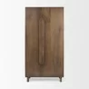 Mercana Astrid 36.0L x 17.0W x 70.0H Medium Brown Solid Wood Armoire Front - Mercana Astrid 36.0L x 17.0W x 70.0H Medium Brown Solid Wood Armoire Front