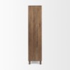 Mercana Astrid 36.0L x 17.0W x 70.0H Medium Brown Solid Wood Armoire Side