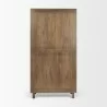 Mercana Astrid 36.0L x 17.0W x 70.0H Medium Brown Solid Wood Armoire Back - Mercana Astrid 36.0L x 17.0W x 70.0H Medium Brown Solid Wood Armoire Back