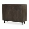 Mercana Tucker Dark Brown Wood With Carved Arch Pattern 4 Door Sideboard - Mercana Tucker Dark Brown Wood With Carved Arch Pattern 4 Door Sideboard