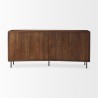 Mercana Lance 70.0L x 15.0W x 32.0H Medium Brown Solid Wood Sideboard Front