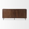 Mercana Lance 70.0L x 15.0W x 32.0H Medium Brown Solid Wood Sideboard Back