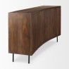 Mercana Lance 70.0L x 15.0W x 32.0H Medium Brown Solid Wood Sideboard 2