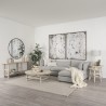 Mercana Rosie 48.0L x 48.0W x 16.0H Round Blonde Wood Coffee Table